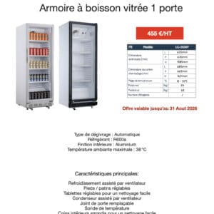 ARMOIRE A BOISSON 455€/HT